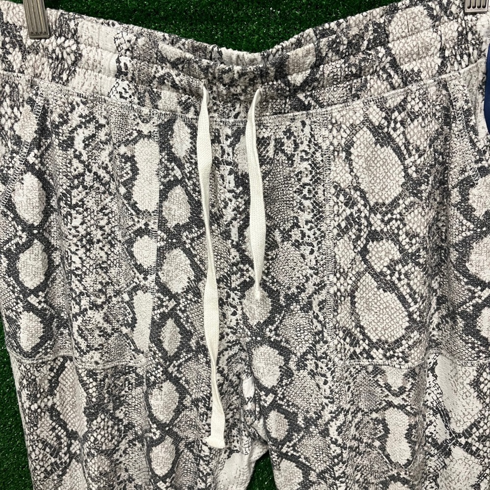 Express Snake Print Soft Drawstring Joggers Size … - image 2